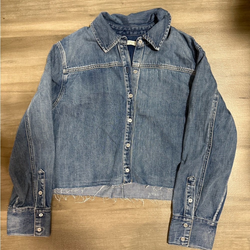 Alice + Olivia Blue Denim Jacket